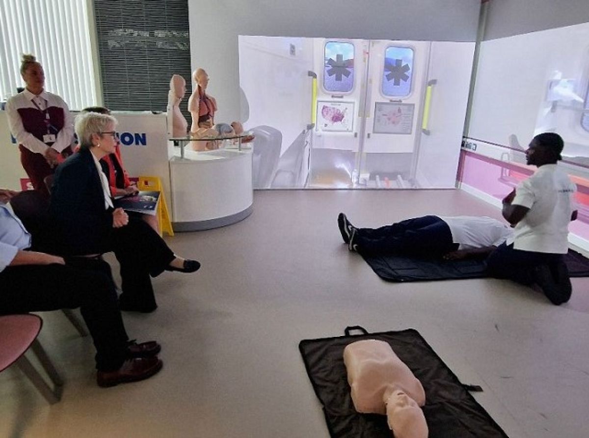 Health Minister sees future NHS workforce in action at Midland Met